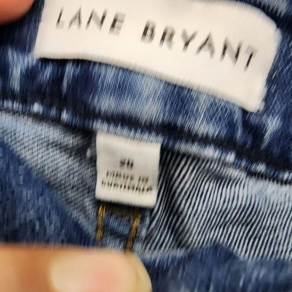 Lane Bryant Jeans Womens 20 Medium Wash Stretch High Rise Straight*GUC* - Picture 3 of 12